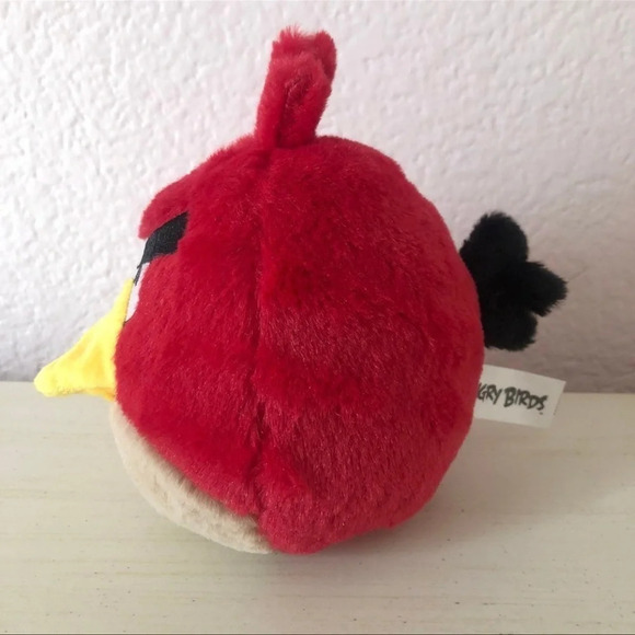 Red Angry birds plush toy - Picture 2 of 6
